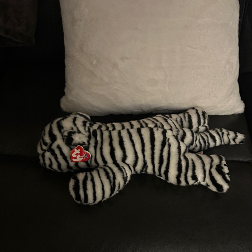 Striped Plush Zebra Toy